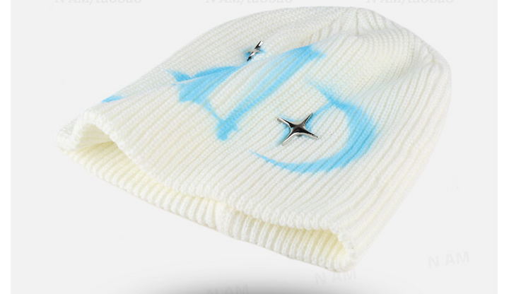 AIRBRUSH LOGO KNIT BEANIE BEDES4646