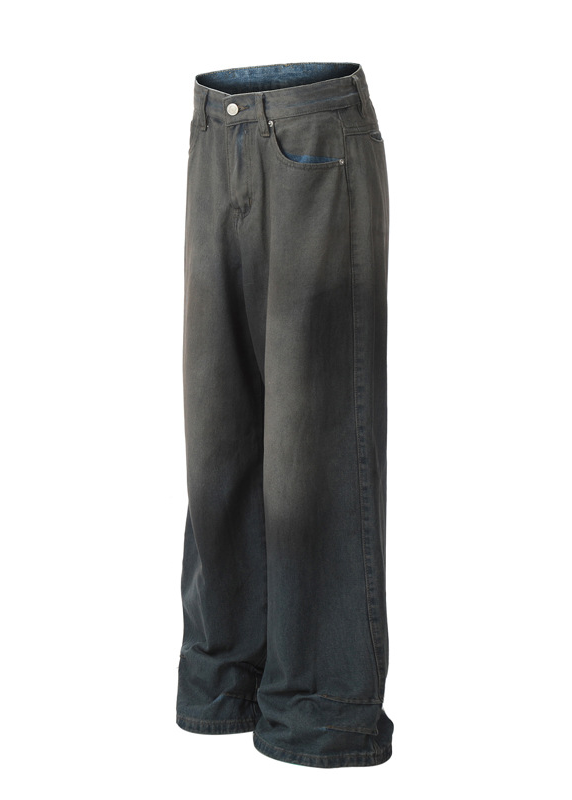 GRADATION WIDE WASHED DENIM AEDES4595