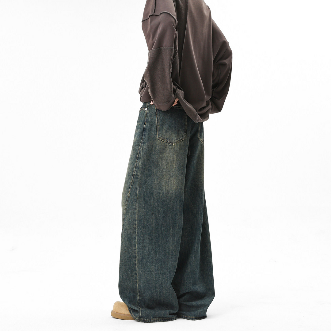 VINTAGELIKE WIDE DENIM PANTS AEDES4576