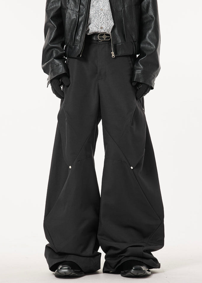 RIVET DESIGNED WIDE SLACKS DFDES4445
