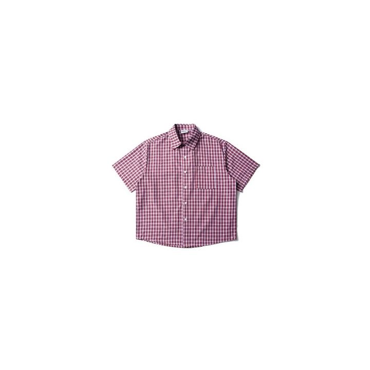 PLAID HALF SHIRT BEDES4645