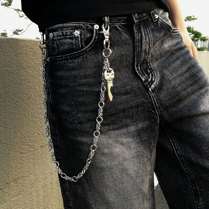 SKULL WALLET CHAIN BEDES4642