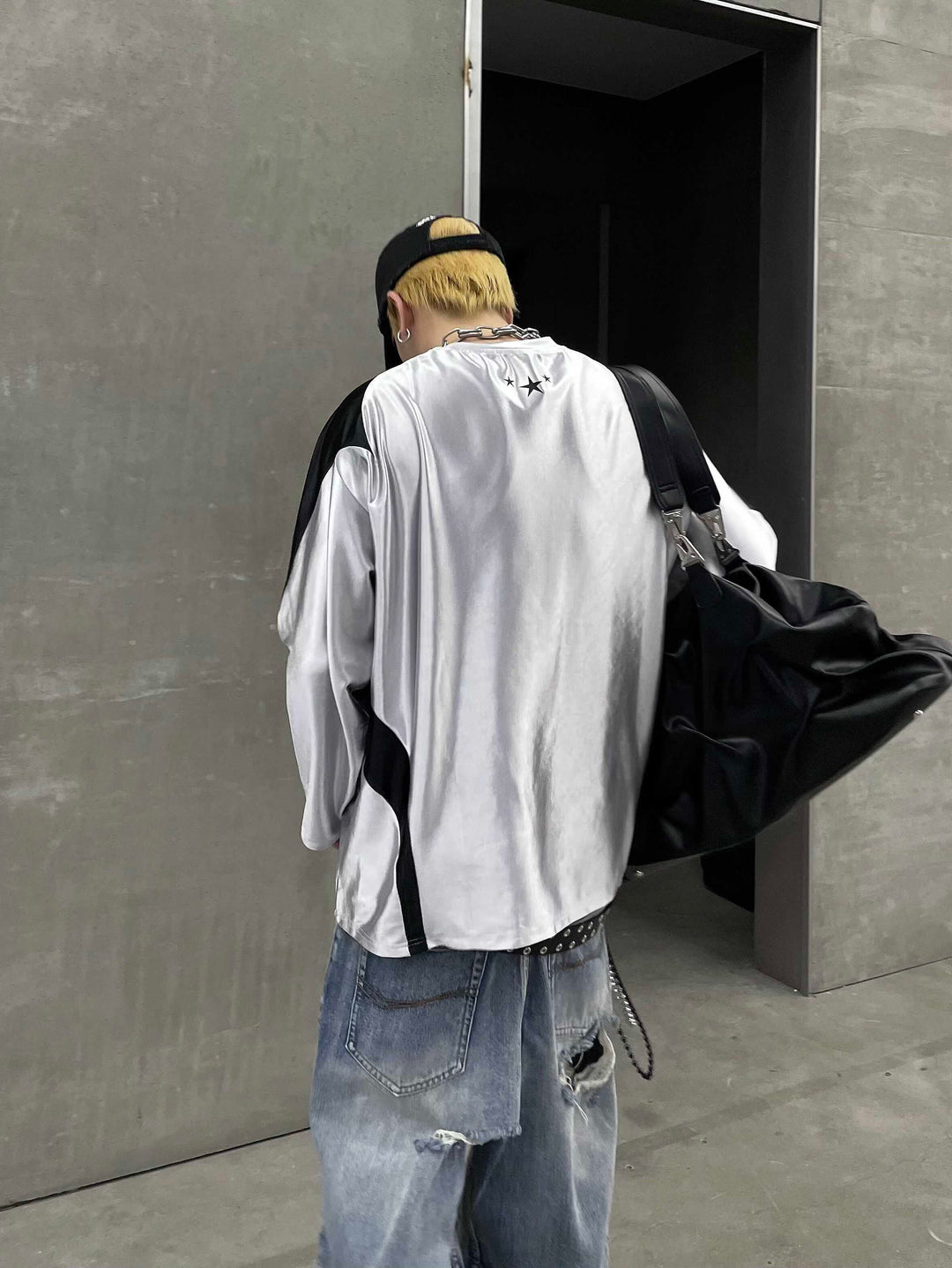 SILVER FOOTBALL STYLE SHIRT DFDES4470