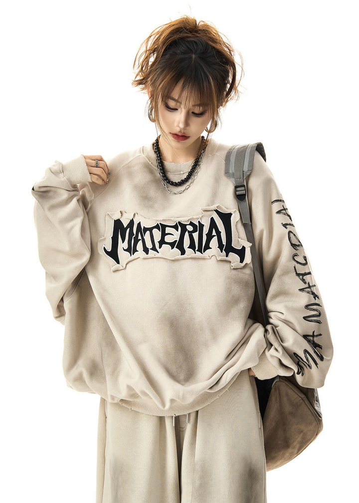 SMOKE DYE LOGO SWEATSHIRT BEDES4515