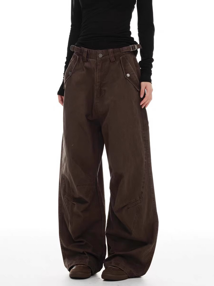 TUCKED WIDE CHINO PANTS BEDES4544
