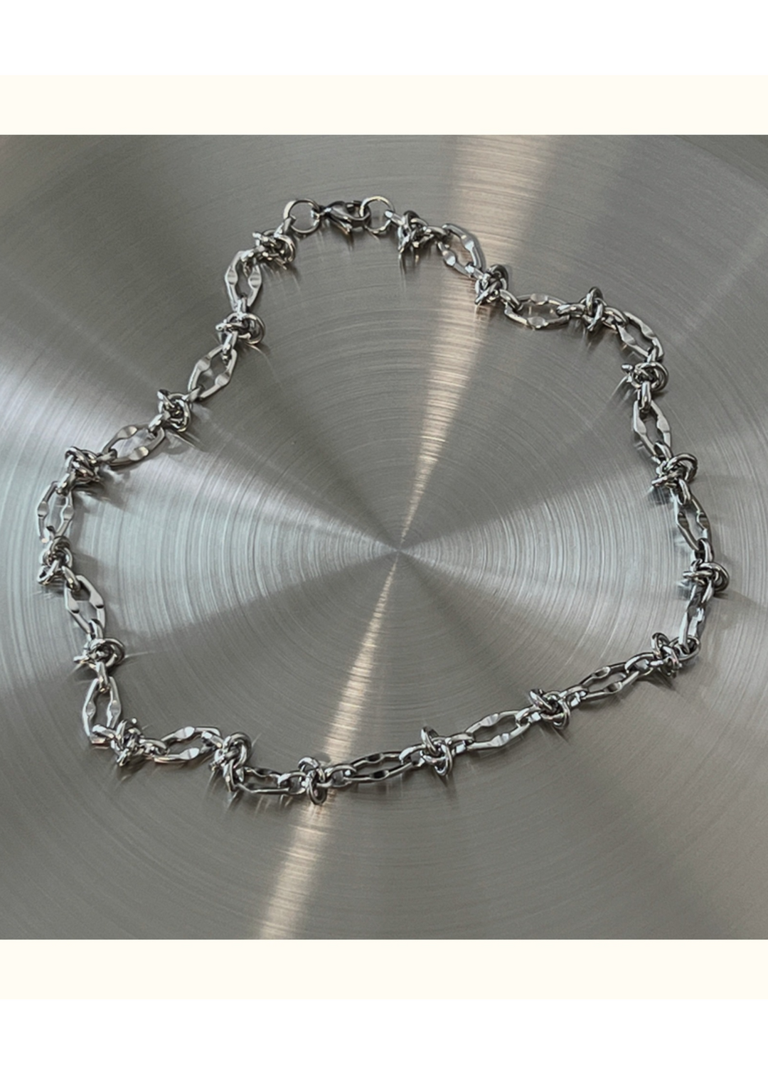 INDUSTRIAL CHAIN NECKLACE BEDES4677