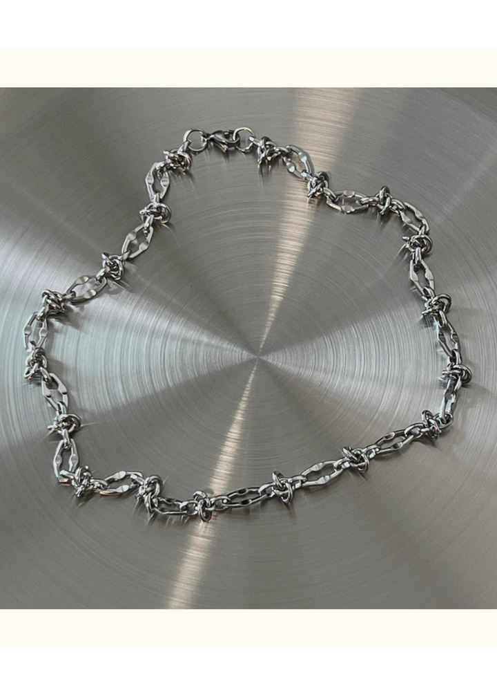 INDUSTRIAL CHAIN NECKLACE BEDES4677