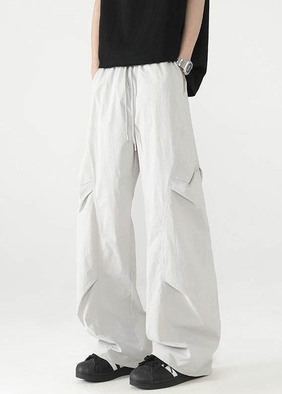 3D PANEL WIDE EASY PANTS BEDES4764