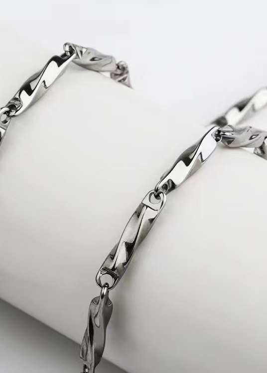 TWIST CHAIN NECKLACE BEDES4585 - Deuku