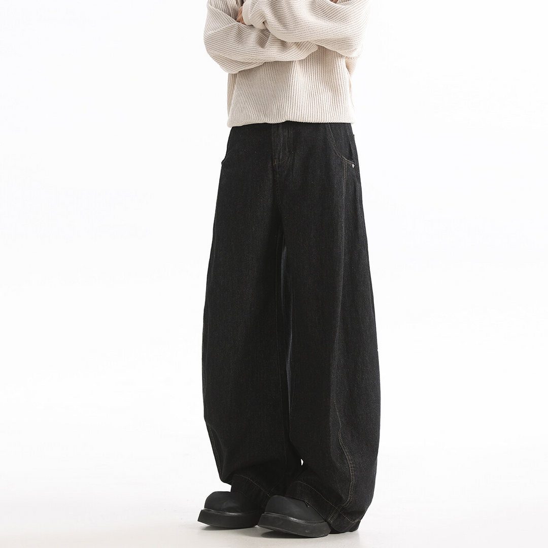 WIDE LEG DENIM PANTS BEDES4551