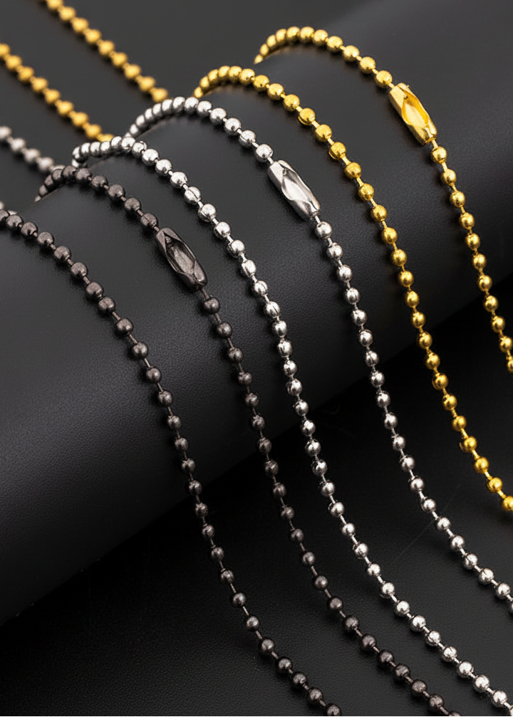 CLASSIC BALL CHAIN NECKLACE BEDES4683
