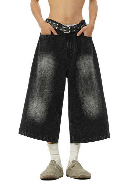 VINTAGE FADE BAGGY DENIM SHORTS BEDES4752