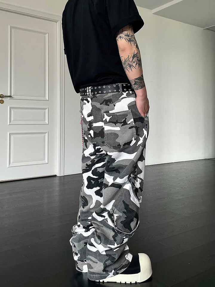 CAMO CARGO PANTS DFDES4435