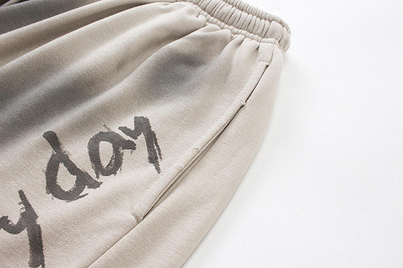 SMOKE DYE LOGO SWEAT SHORTS BEDES4676