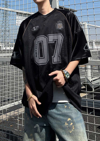 NUMBER 07 MESH GAME TEE BEDES4702
