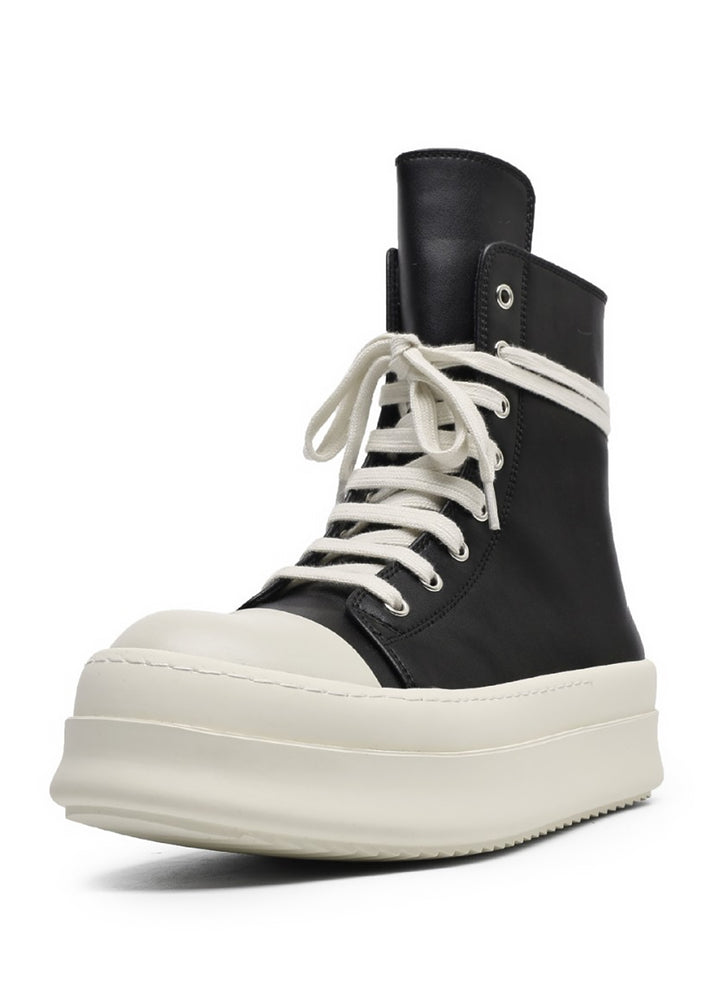 SIDE ZIP HIGH-CUT PLATFORM SNEAKER BEDES4547