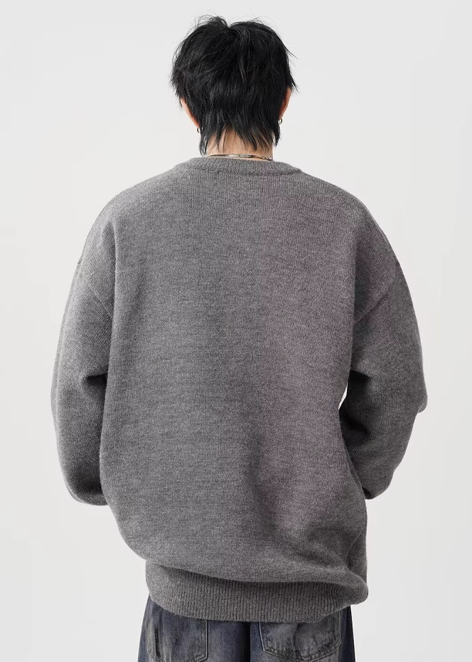 【サイズ依頼中】HENLEY NECK RELAXED KNIT BEDES4762