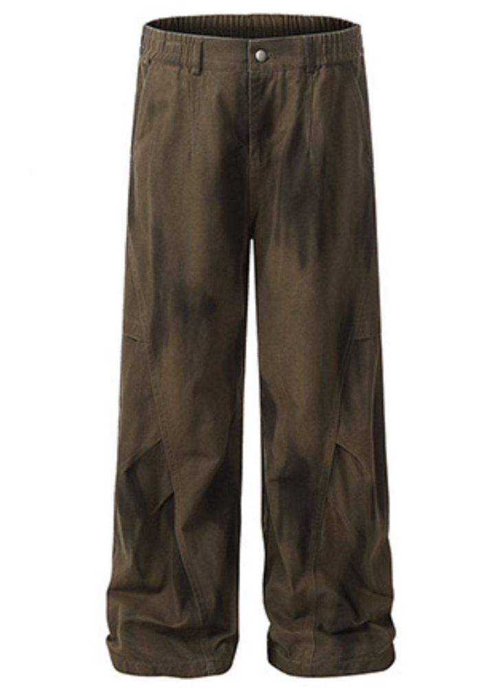 SMOKE WIDE BAGGY PANTS AEDES4596