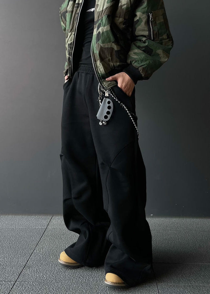 TUCK WIDE SWEAT PANTS DFDES4444