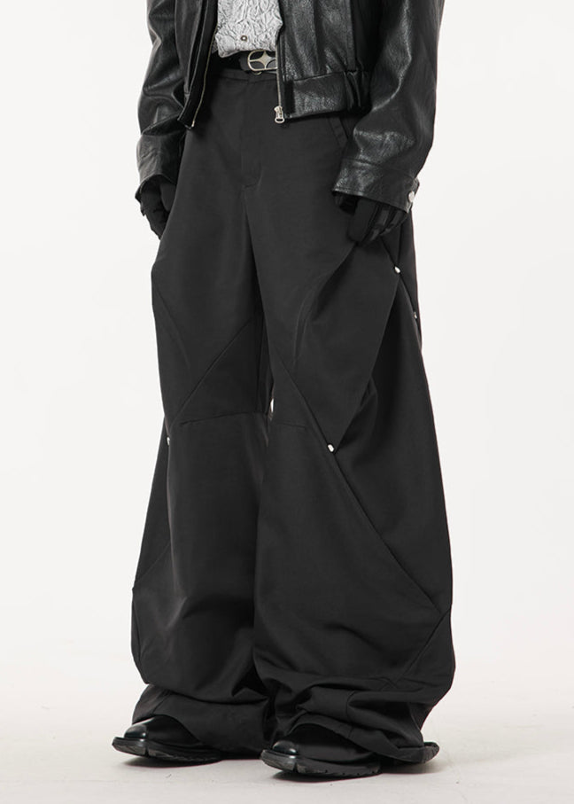 RIVET DESIGNED WIDE SLACKS DFDES4445