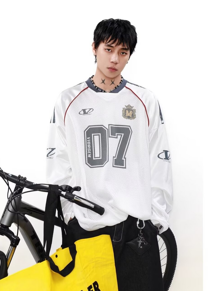 NUMBER 07 OVERSIZED MESH JERSEY BEDES4739