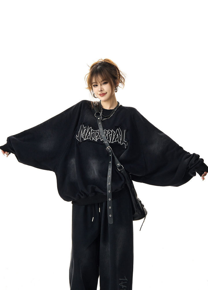 SMOKE DYE LOGO SWEATSHIRT BEDES4515