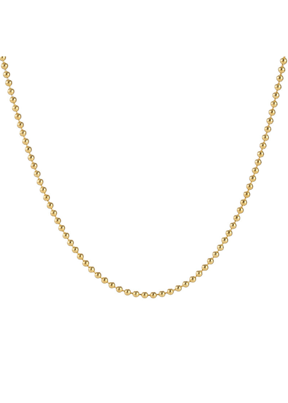 MINIMAL BALL CHAIN NECKLACE BEDES4682