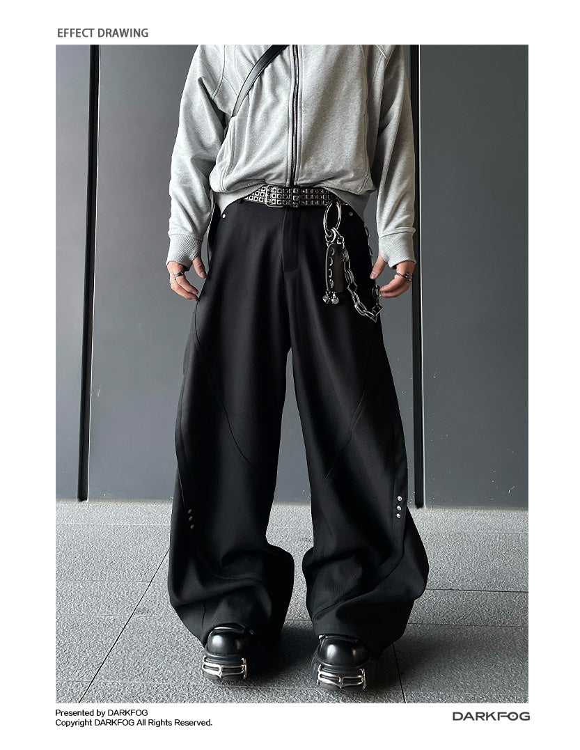 RIVET WIDE CURVE PANTS DFDES4440
