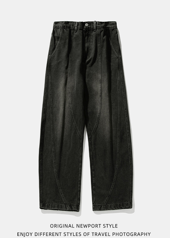 CURVE WIDE DENIM PANTS BEDES4528