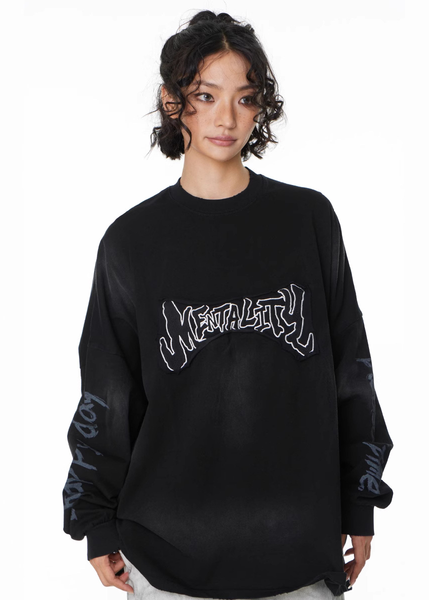 SMOKE DYE LOGO LONG TEE BEDES4514