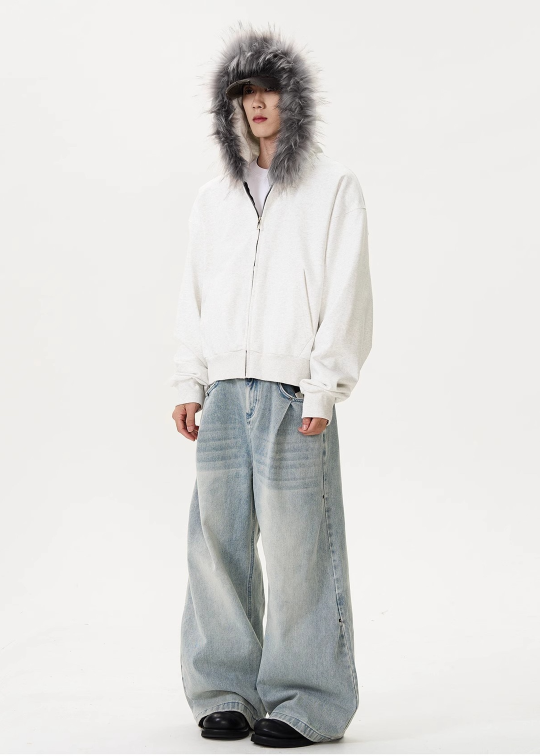 VOLUME FUR ZIP PARKA BEDES4520