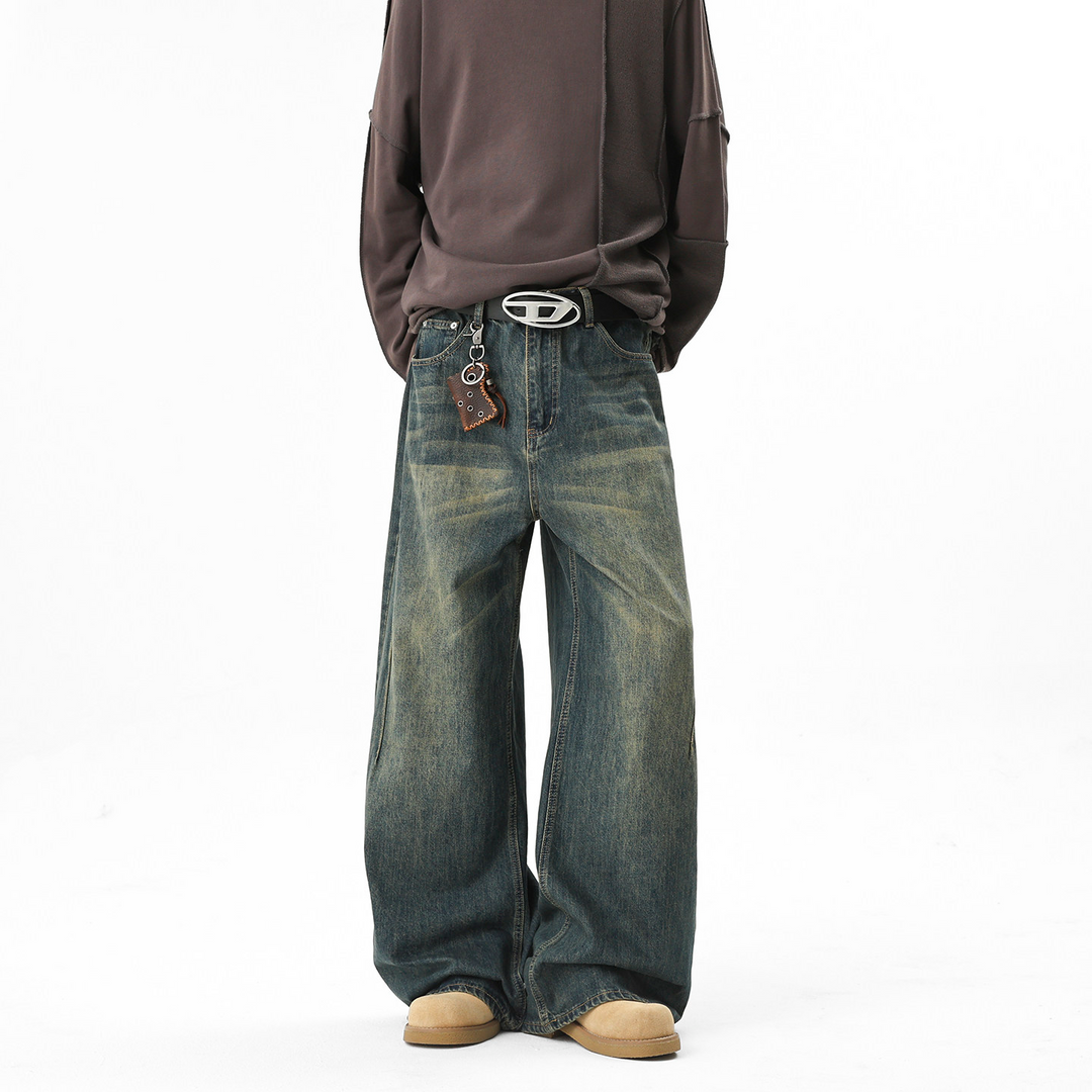 VINTAGELIKE WIDE DENIM PANTS AEDES4576