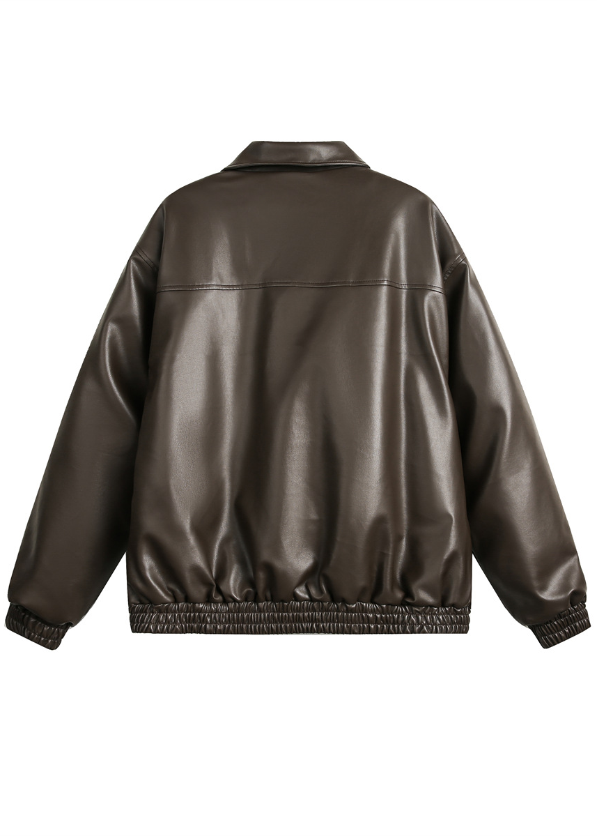 PADDED LEATHER JACKET BEDES4522