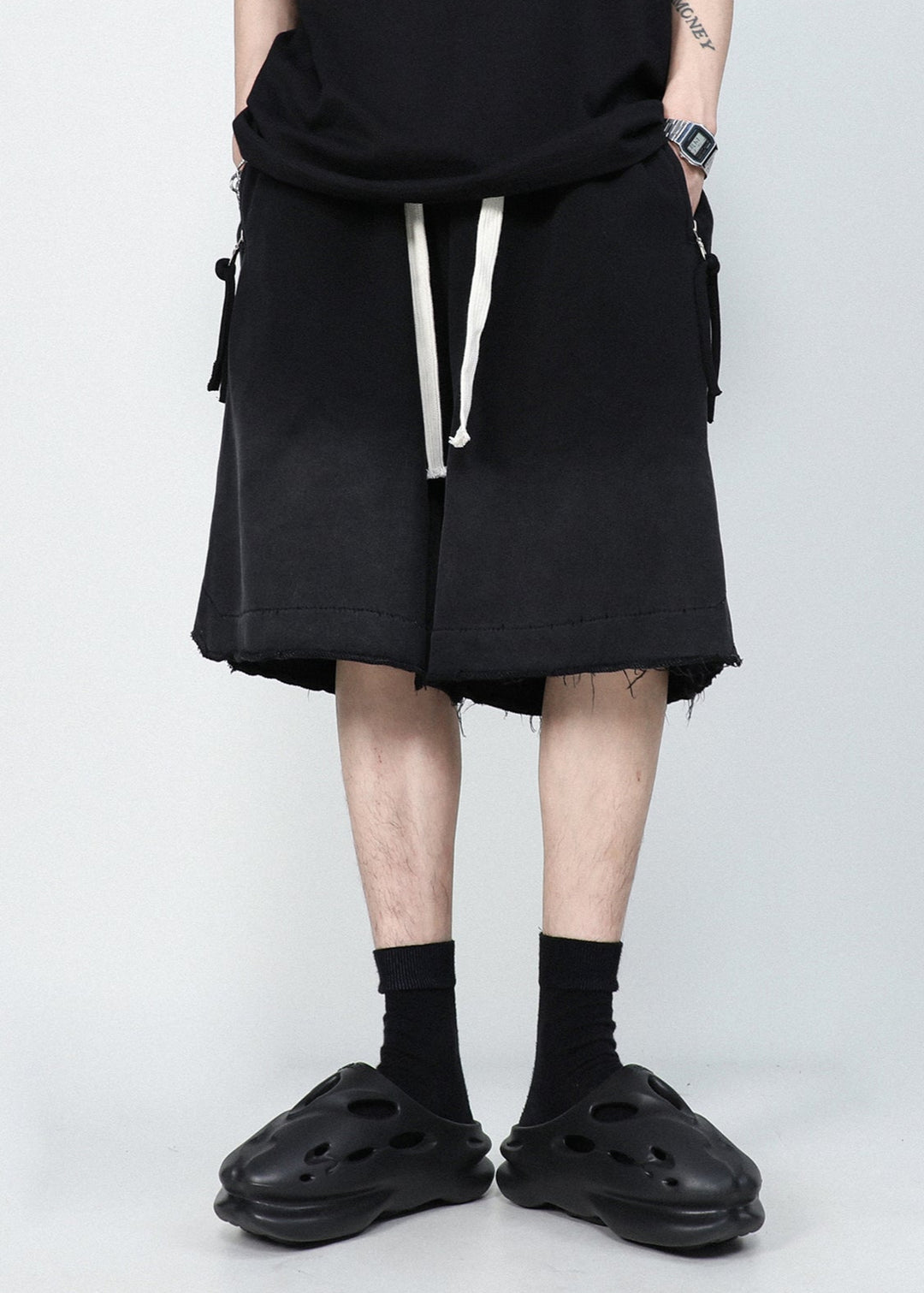 SWEAT WIDE HALF PANTS MNDES4457