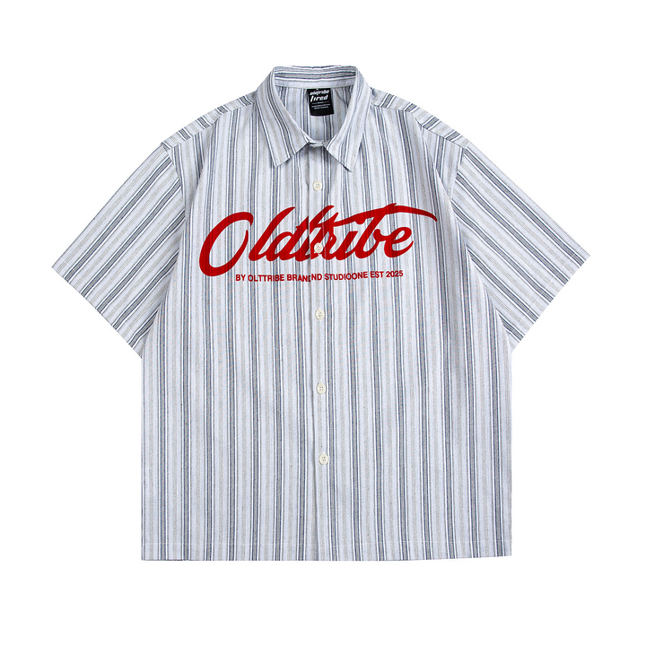 SCRIPT LOGO STRIPE SHIRT BEDES4666