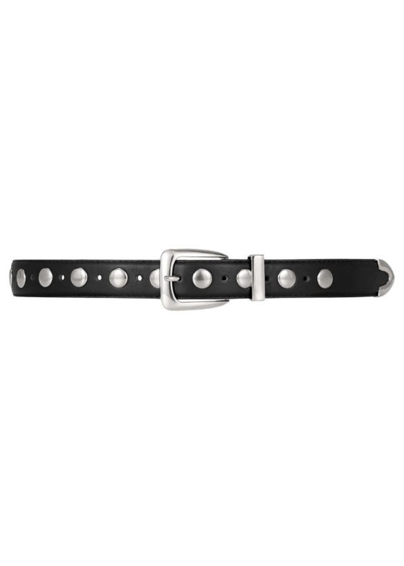 STUDDED LEATHER BELT BEDES4726