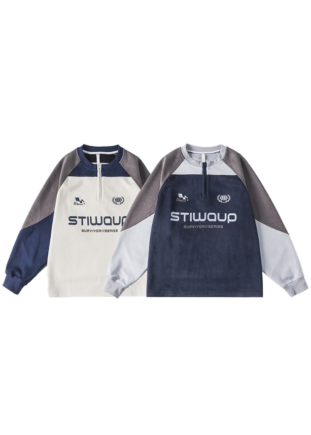 RACING HALF ZIP PULLOVER BEDES4667