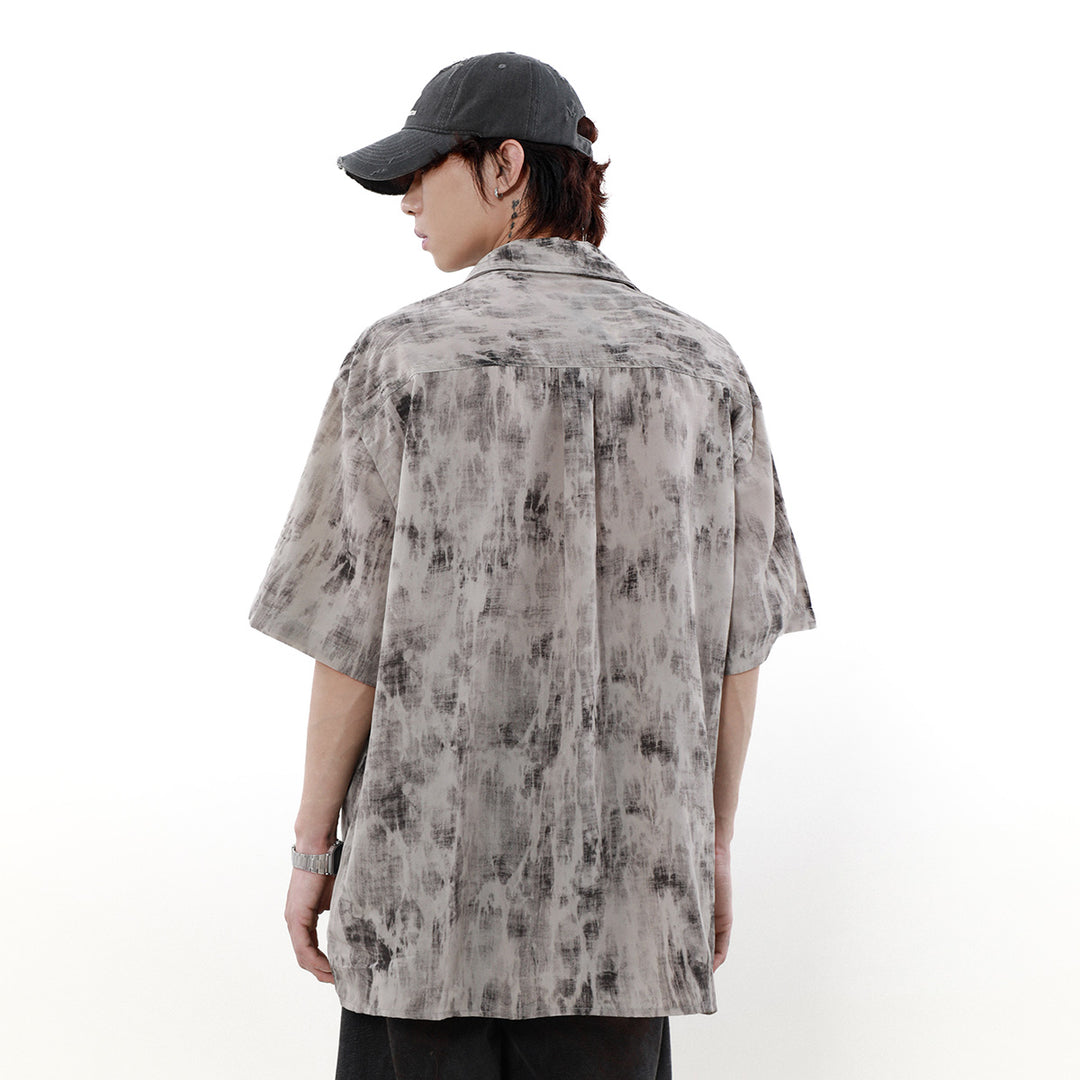 PATTERNED SHORT SLEEVE SHIRT MNDES4452