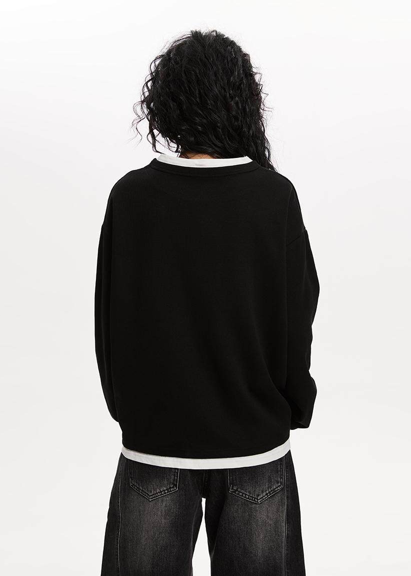 STAR PATCH LONG T-SHIRT DFDES4618