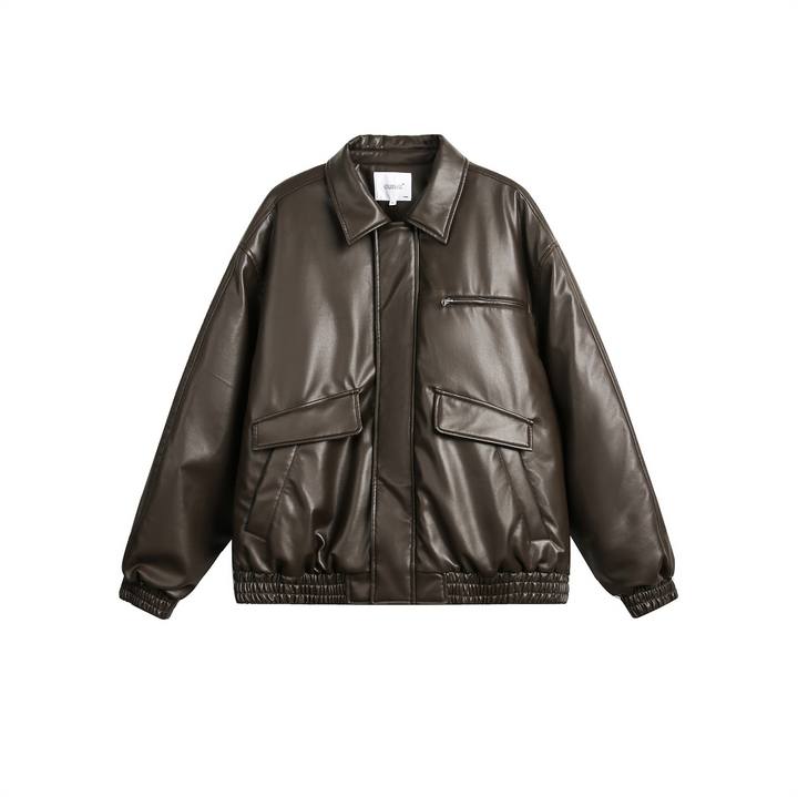 PADDED LEATHER JACKET BEDES4522