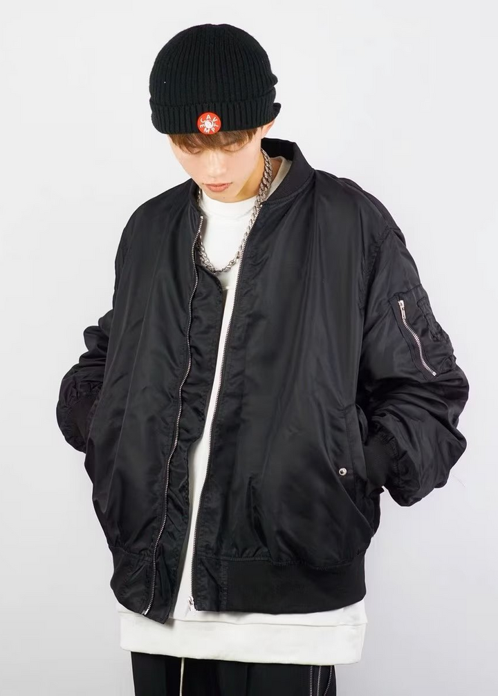 BACK SKELETON BOMBER JACKET BEDES4538