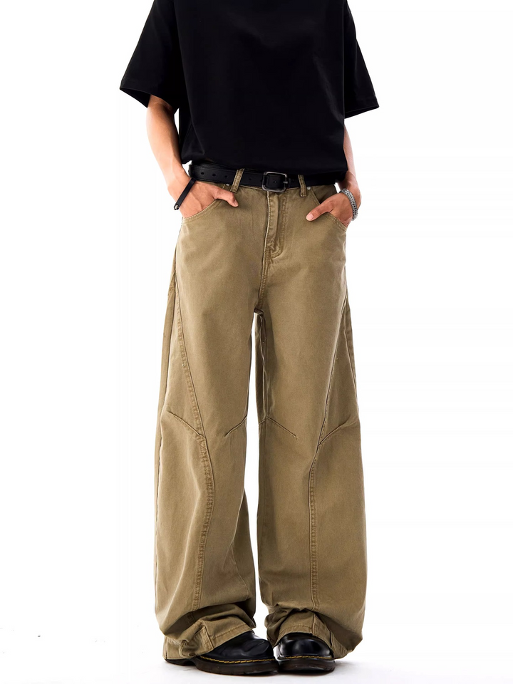 CURVE PANEL WIDE CHINOS BEDES4656