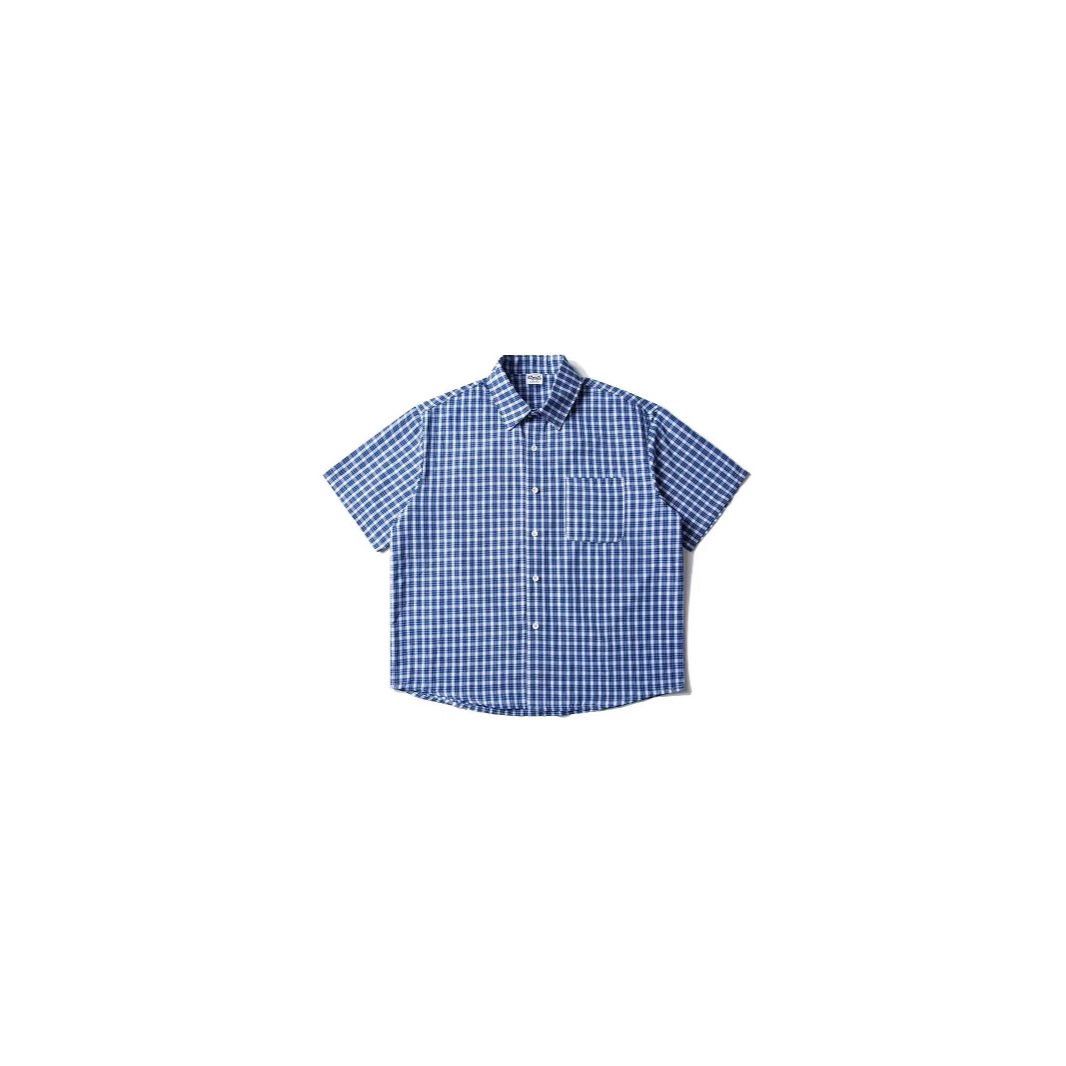PLAID HALF SHIRT BEDES4645