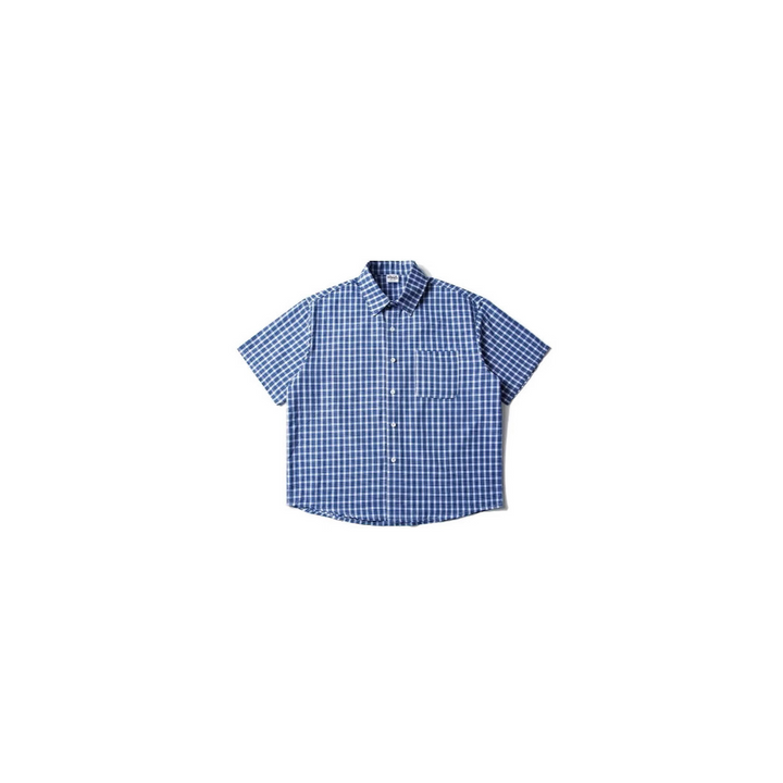 PLAID HALF SHIRT BEDES4645