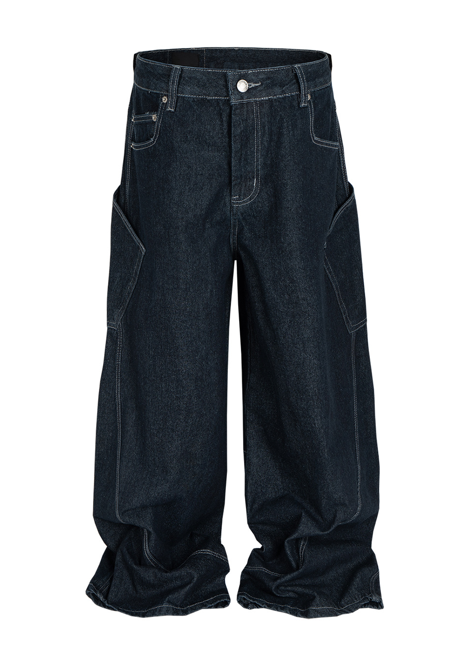CURVED PANEL BARREL WIDE DENIM BEDES4697