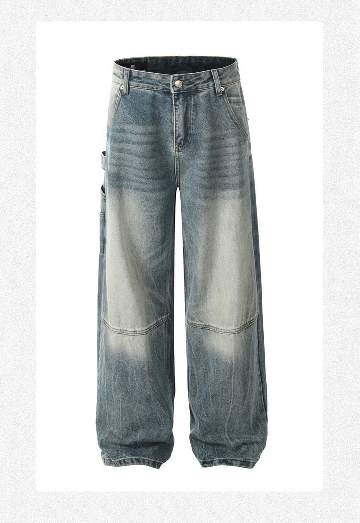 FADE PANEL WIDE DENIM PANTS AEDES4570