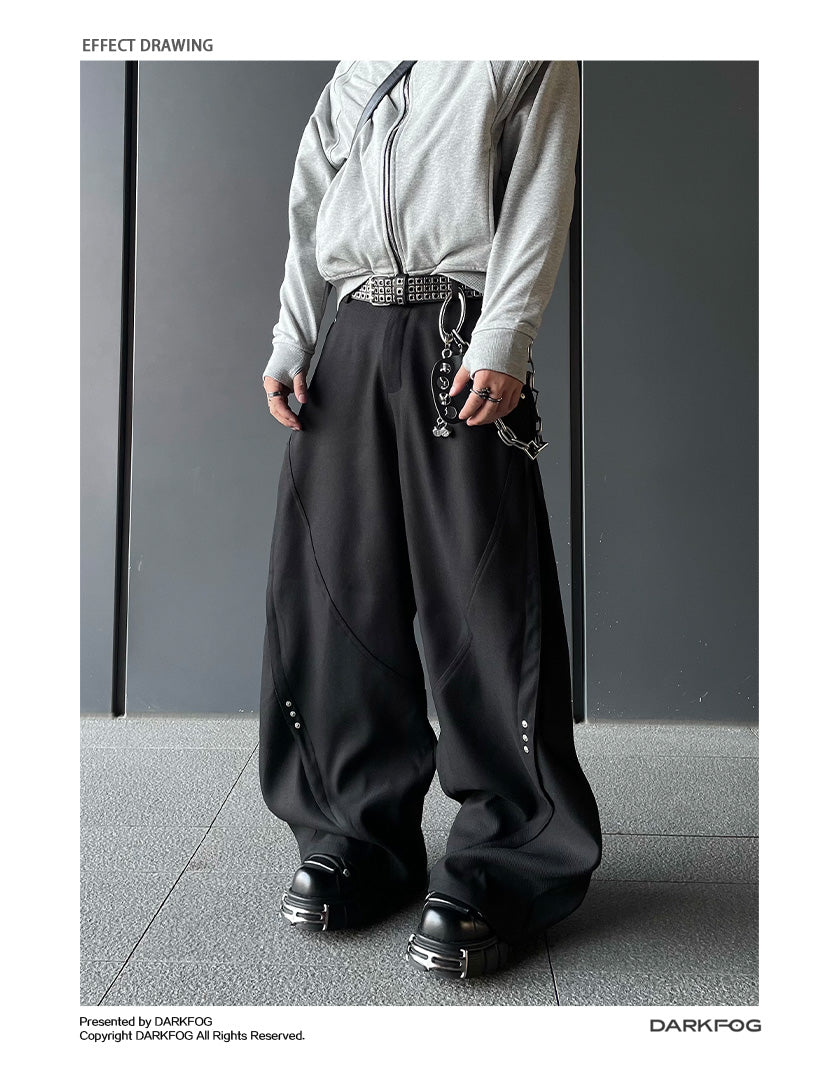 RIVET WIDE CURVE PANTS DFDES4440