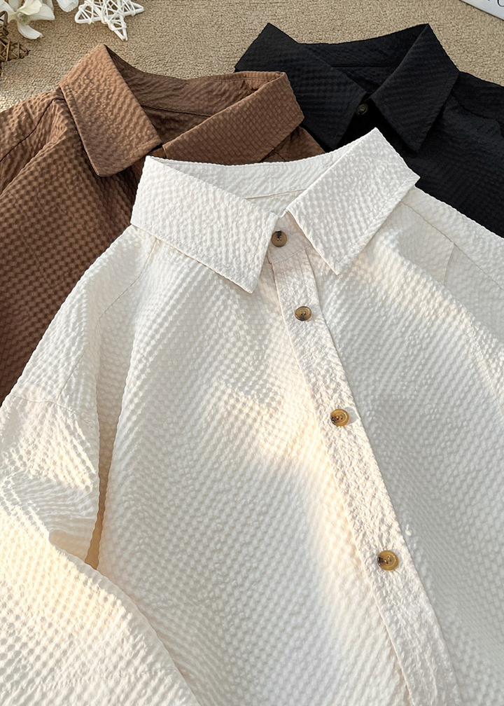 SEERSUCKER RELAXED SHIRT BEDES4670