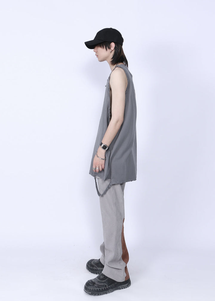 RIPPED TANK TOP MNDES4464