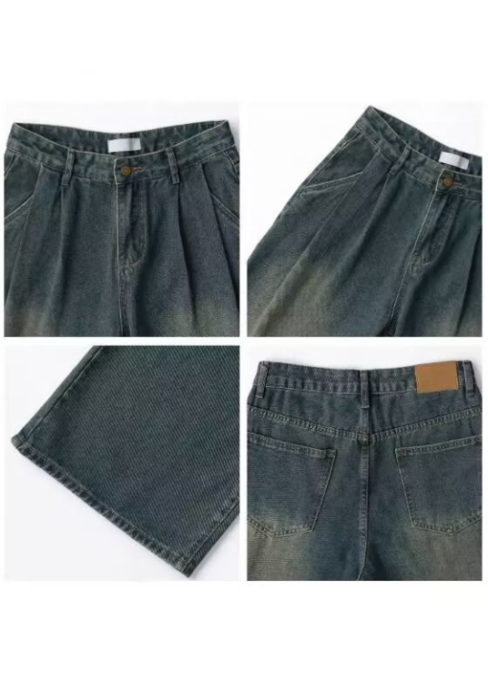 FADE WIDE DENIM PANTS BEDES4733